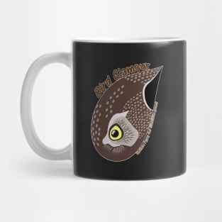 Northern Pygmy-owl (Large Text) Mug